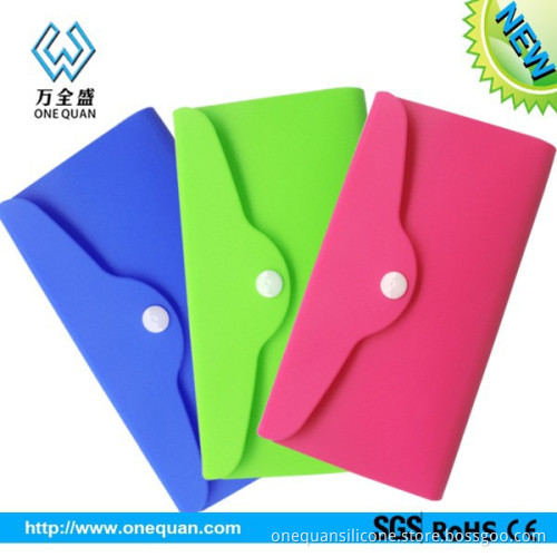 2015 New Factory wholesale Silicone coin wallet/silicone purse